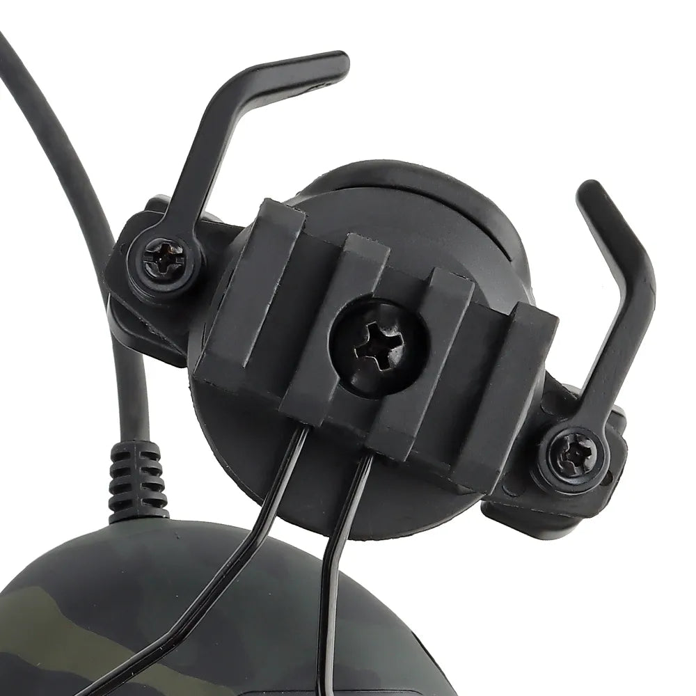 LPRED Tactical Helmet Headset. Noise Reduction, Sound Pickup Shooting Hearing Protection Earmuffs Airsoft Communication Headphone