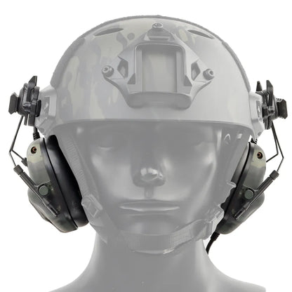 LPRED Tactical Helmet Headset. Noise Reduction, Sound Pickup Shooting Hearing Protection Earmuffs Airsoft Communication Headphone