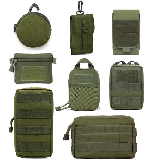 Tactical Bag Molle Military Waist Bag Men Mobile Phone Pouch Camping Hunting Accessories Belt Fanny Pack Utility Army EDC Pack